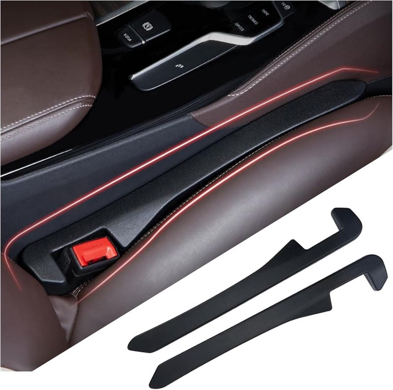 Stacool Car Seat Gap Filler 2 Pack - One Second Embedded Car Seat Crack Gap Filler for Holding Water Cup/Phone/Key - Car Inserts Between Seats - Image 1